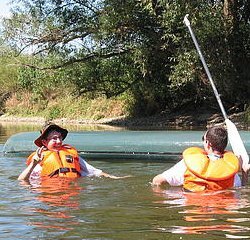 canoeing capsize buoyancy aid