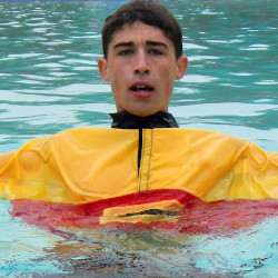 backstroke swim pool
