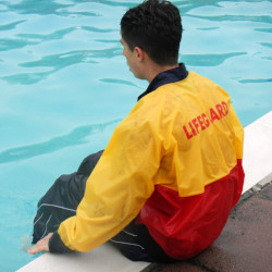 lifeguard in water clothes