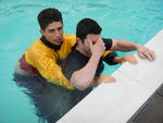 RESCUE, CASUALTY, INJURED, SUPPORT POSITIION
Support the casualty on the side and assist them out 2