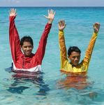 RESCUE, SIGNALS, TWO ARMS MEANS ALL CLEAR
Both hands in the air is the ALL CLEAR signal 3