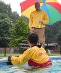 TRAINING, POOL, SUPERVISION
Always have a lifeguard on pool side during training 12