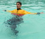 TRAINING, POOL, WADING, UPPER BODY
Push arms back and forward to build upper body strength 16